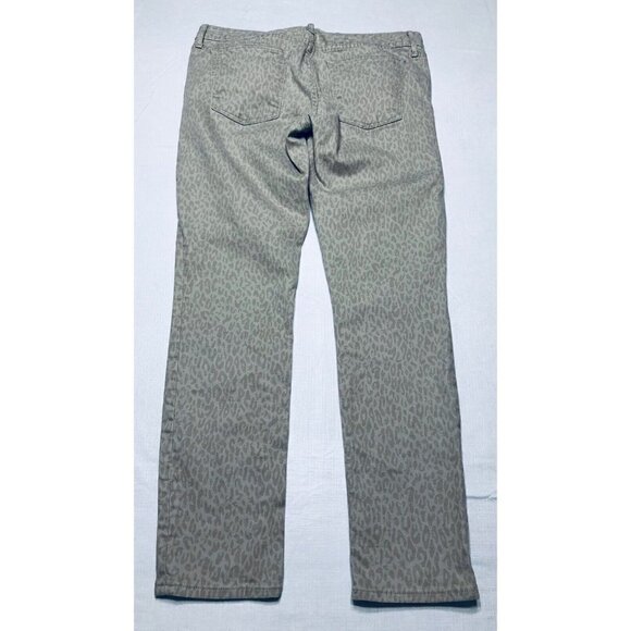 Gap Womens Size 29 Beige Animal Print Always Skinny Leopard  Jeans Stretch - Picture 5 of 11